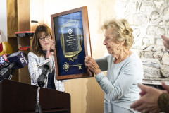December 6, 2022: Sen. Hughes, along with other elected officials and philanthropist Athena Karabots, joined Whitemarsh Township officials today to celebrate the purchase and acquisition of the Abolition Hall and Corson Tract properties near Germantown Pike in Montgomery County. The 19th century buildings once hosted meetings that attracted the most famed abolitionists of the day.  In November, Whitemarsh Township, the Whitemarsh Art Center and the Karabots Foundation completed the purchase and preservation of the property which will be renovated as the new home for the art center.