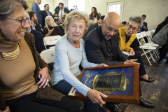 December 6, 2022: Sen. Hughes, along with other elected officials and philanthropist Athena Karabots, joined Whitemarsh Township officials today to celebrate the purchase and acquisition of the Abolition Hall and Corson Tract properties near Germantown Pike in Montgomery County. The 19th century buildings once hosted meetings that attracted the most famed abolitionists of the day.  In November, Whitemarsh Township, the Whitemarsh Art Center and the Karabots Foundation completed the purchase and preservation of the property which will be renovated as the new home for the art center.