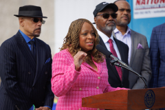 Abril 24, 2024: Senator Hughes, Congressman Dwight Evans, the Mayor’s Office, and other local leaders and housing advocates celebrate the groundbreaking of a new affordable housing project that will yield 40-units for seniors in the Mantua neighborhood of Philadelphia.