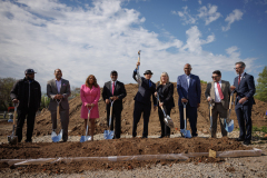 Abril 24, 2024: Senator Hughes, Congressman Dwight Evans, the Mayor’s Office, and other local leaders and housing advocates celebrate the groundbreaking of a new affordable housing project that will yield 40-units for seniors in the Mantua neighborhood of Philadelphia.