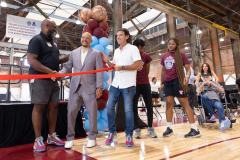 July 9, 2024: Sen. Hughes attends ribbon-cutting for the “Alan Horwitz Sixth Man Center,”  the culmination of more than a decade of effort that delivered a $43 million investment in Philadelphia’s youth contained in a 100,000-square-foot basketball and education facility in the city’s Nicetown neighborhood.