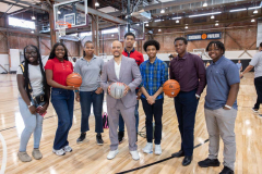 July 9, 2024: Sen. Hughes attends ribbon-cutting for the “Alan Horwitz Sixth Man Center,”  the culmination of more than a decade of effort that delivered a $43 million investment in Philadelphia’s youth contained in a 100,000-square-foot basketball and education facility in the city’s Nicetown neighborhood.