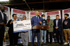 March 31, 2022: Continuing his focus on reinvesting in communities to revitalize neighborhoods, Senator Hughes guided a $2.5 million state investment to Philadelphia Youth Basketball (PYB) or the development of the Alan Horwitz ‘Sixth Man’ Center.