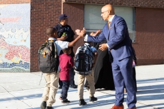 September 3, 2019: Sen. Hughes, along with firefighters from Philadelphia’s Engine Co. 59, welcomed students for the first day back to school at E.W. Rhodes School in Philadelphia