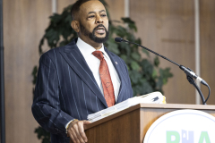 September 4, 2024: Sen. Hughes joined Philadelphia Mayor Cherelle Parker and other city officials yesterday to announce that the Philadelphia Housing Authority has reached an agreement with a negligent landlord to purchase the dilapidated Brith Sholom apartment building in Wynnefield Heights.