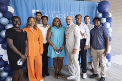 August 16, 2024: Sen. Hughes today joined local officials, community leaders, students, and parents today for the ribbon cutting at the new Lewis C. Cassidy Academics Plus School in Overbrook.