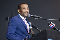 August 16, 2024: Sen. Hughes today joined local officials, community leaders, students, and parents today for the ribbon cutting at the new Lewis C. Cassidy Academics Plus School in Overbrook.