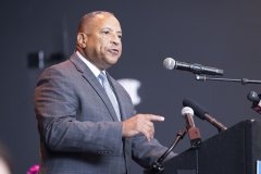 August 16, 2024: Sen. Hughes today joined local officials, community leaders, students, and parents today for the ribbon cutting at the new Lewis C. Cassidy Academics Plus School in Overbrook.