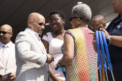 August 16, 2024: Sen. Hughes today joined local officials, community leaders, students, and parents today for the ribbon cutting at the new Lewis C. Cassidy Academics Plus School in Overbrook.