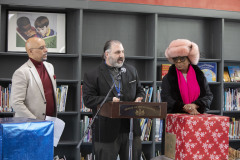 December 21, 2022: State Senator Vincent Hughes teams up with wife, actress and activist Sheryl Lee Ralph, to host their “Smart Santa” event.