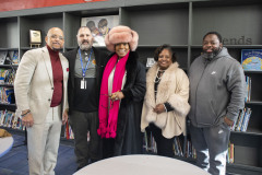 December 21, 2022: State Senator Vincent Hughes teams up with wife, actress and activist Sheryl Lee Ralph, to host their “Smart Santa” event.