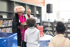 December 21, 2022: State Senator Vincent Hughes teams up with wife, actress and activist Sheryl Lee Ralph, to host their “Smart Santa” event.