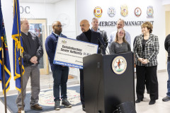 January 30, 2024: Sen. Hughes presented a check to Conshohocken officials for more than $1.4 million aimed at upgrades and modernization of the borough’s sewer infrastructure. 