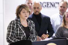 January 30, 2024: Sen. Hughes presented a check to Conshohocken officials for more than $1.4 million aimed at upgrades and modernization of the borough’s sewer infrastructure. 
