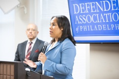 February 13. 2020: Sen. Hughes presented a check to the Defender Association of Philadelphia