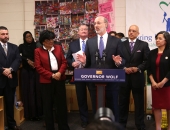 February 4, 2016: Senator Hughes and Haywood Hold a Press Conference on Education.February 4, 2016: West Philadelphia Community Center - Schools That Teach Tour