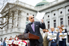 April 13, 2022: Senator Vincent Hughes hosts Toddlers to Tassels: A Rally to Fully & Fairly Fund Education.