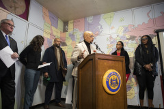 February 2, 2023 :: Senator Hughes presented a Redevelopment Assistance Capital Program (RACP) grant check for a project involving the renovation of the Shepard Recreation Center, which features improvements to the outdoor site.