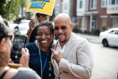 September 5, 2023: Today was #BacktoSchool for the School District of Philadelphia students. Senator Hughes stopped by Bluford Elementary and Morton McMichael to welcome the students back and get them excited for the year ahead! Music was playing, bells were ringing, and the community was out to support our students.