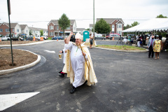August 13, 2020: Senator Hughes attends a Blessing and Dedication of Francis House, 4460 Fairmount Ave., Philadelphia.  The Blessing was done by Archbishop Nelson Perez.