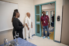 September 1, 2023: Senator Hughes toured Guion S. Bluford Tour in West Philadelphia to kick off the 2023-2024 back to school season.