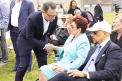 May 3, 2024: Sens. Hughes and Tartaglione participated today in a news conference outside John Welsh School in Philadelphia with Gov. Josh Shapiro in support of the governor’s proposed $100 million increase in violence prevention funding included in his budget proposal.