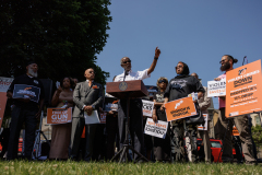 June 14, 2024: Senator Hughes brought together anti-violence community groups, gun violence advocates, and lawmakers to highlight the impactful work of community violence intervention and the need for more state funds to support their efforts.