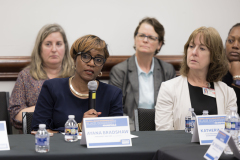 March 14, 2025: Senator Vincent Hughes convened a group of lawmakers and community healthcare leaders to discuss how Black Pennsylvanians could be impacted by proposed health insurance cuts that were introduced by Congressional Republicans earlier this week.  