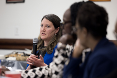 March 14, 2025: Senator Vincent Hughes convened a group of lawmakers and community healthcare leaders to discuss how Black Pennsylvanians could be impacted by proposed health insurance cuts that were introduced by Congressional Republicans earlier this week.  