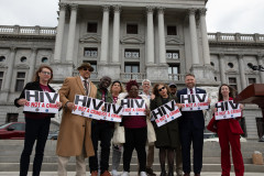 March 21, 2023 – State Senator Vincent Hughes and State Representatives Benjamin Waxman and Malcolm Kenyatta held a  joint press conference  announcing the filing of a bill that will repeal the felony sentencing enhancement for people living with HIV who are charged with prostitution and related offenses.