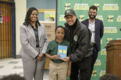 December 18, 2023: enator Hughes kicked off his holiday Food for the Brain giveaway at John B. Kelly School. Throughout the week, Team Hughes will deliver food and books to 11 schools in the 7th district, in partnership with Share Food Program, DoorDash, Read to Succeed Philadelphia, Treehouse Books, and Reading Recycled.