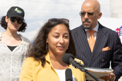 April 14, 2022: Sen. Hughes held a news conference in the Mantua neighborhood of Philadelphia to outline his $2.27 billion proposal to expand affordable housing across Pennsylvania.