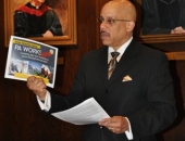 Senator Hughes hosts an Infrastructure Meeting at St Joes University  :: December 2011