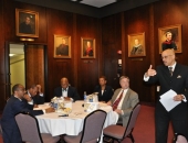 Senator Hughes hosts an Infrastructure Meeting at St Joes University  :: December 2011