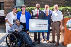 August 1, 2019: Sen. Hughes participated in a press conference today to announce more than $11 million in state and federal funding for construction of Inglis Methodist Gardens, a 47-unit accessible and affordable apartment building on the campus of Methodist Services in the Wynnefield Heights neighborhood.