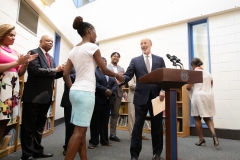 July 31, 2019: Sen. Hughes joins Gov. Wolf at announcement for $4.3 million to improve conditions at Philadelphia school buildings