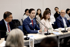 April 22, 2025: Senator Vincent Hughes convened a group of federal, state, and city lawmakers and healthcare leaders to discuss how Pennsylvania and Philadelphia can address looming cuts to health insurance and coverage provided by Medicaid, the Affordable Care Act/Pennie, and CHIP