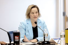April 22, 2025: Senator Vincent Hughes convened a group of federal, state, and city lawmakers and healthcare leaders to discuss how Pennsylvania and Philadelphia can address looming cuts to health insurance and coverage provided by Medicaid, the Affordable Care Act/Pennie, and CHIP