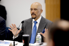April 22, 2025: Senator Vincent Hughes convened a group of federal, state, and city lawmakers and healthcare leaders to discuss how Pennsylvania and Philadelphia can address looming cuts to health insurance and coverage provided by Medicaid, the Affordable Care Act/Pennie, and CHIP