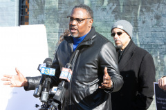 April 4, 2022: On the 54th anniversary of the assassination of the Rev. Dr. Martin Luther King Jr., Sen. Hughes hosted a news conference along with Sen. Street in North Philadelphia followed by a silent march to Frederick Douglass Mastery Charter School where the group distributed Literacy Kits to students.