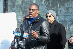 April 4, 2022: On the 54th anniversary of the assassination of the Rev. Dr. Martin Luther King Jr., Sen. Hughes hosted a news conference along with Sen. Street in North Philadelphia followed by a silent march to Frederick Douglass Mastery Charter School where the group distributed Literacy Kits to students.