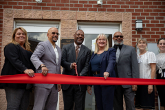 August 16, 2023: Senator Hughes joined Mission First Housing Group for the grand re-opening of Monument Village, a 60-apartment affordable housing development in West Philadelphia.