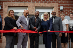 August 16, 2023: Senator Hughes joined Mission First Housing Group for the grand re-opening of Monument Village, a 60-apartment affordable housing development in West Philadelphia.
