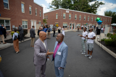 August 16, 2023: Senator Hughes joined Mission First Housing Group for the grand re-opening of Monument Village, a 60-apartment affordable housing development in West Philadelphia.