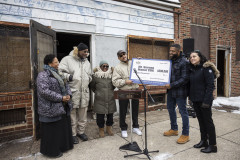 January 18, 2024: Senator Hughes, Rep. Amen Brown, the Mayor’s Office, and Mt. Vernon Manor CDC celebrate new state investments in affordable housing in Mantua. 