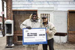 January 18, 2024: Senator Hughes, Rep. Amen Brown, the Mayor’s Office, and Mt. Vernon Manor CDC celebrate new state investments in affordable housing in Mantua. 