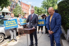 July 24, 2019: Senator Hughes holds press conference to present check to Mt. Vernon Manor CDC.