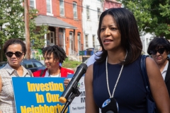 July 24, 2019: Senator Hughes holds press conference to present check to Mt. Vernon Manor CDC.