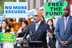 Mayo 12, 2022: Sen. Hughes and Rep. Fiedler  co-hosted a “No More Excuses” education funding rally outside the more than century-old Francis Scott Key Elementary School in South Philadelphia today to demand Harrisburg use a record $8 billion revenue surplus to address school funding disparities.
