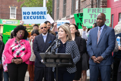Mayo 12, 2022: Sen. Hughes and Rep. Fiedler  co-hosted a “No More Excuses” education funding rally outside the more than century-old Francis Scott Key Elementary School in South Philadelphia today to demand Harrisburg use a record $8 billion revenue surplus to address school funding disparities.